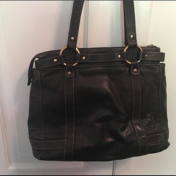 Genuine leather shoulder bag - Picture 4 of 7